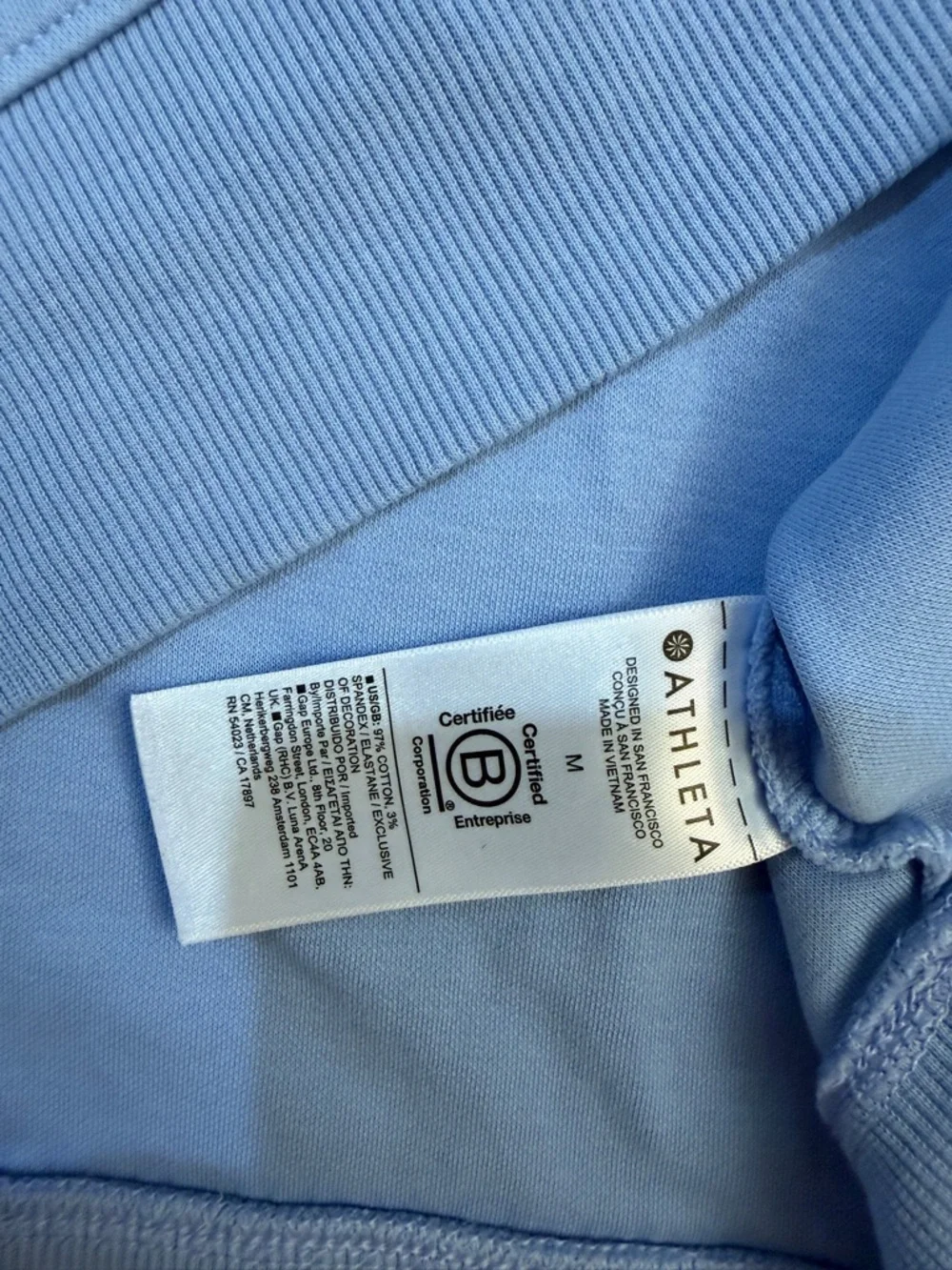 Athleta Sundown Hoodie in Light Blue - Size Medium